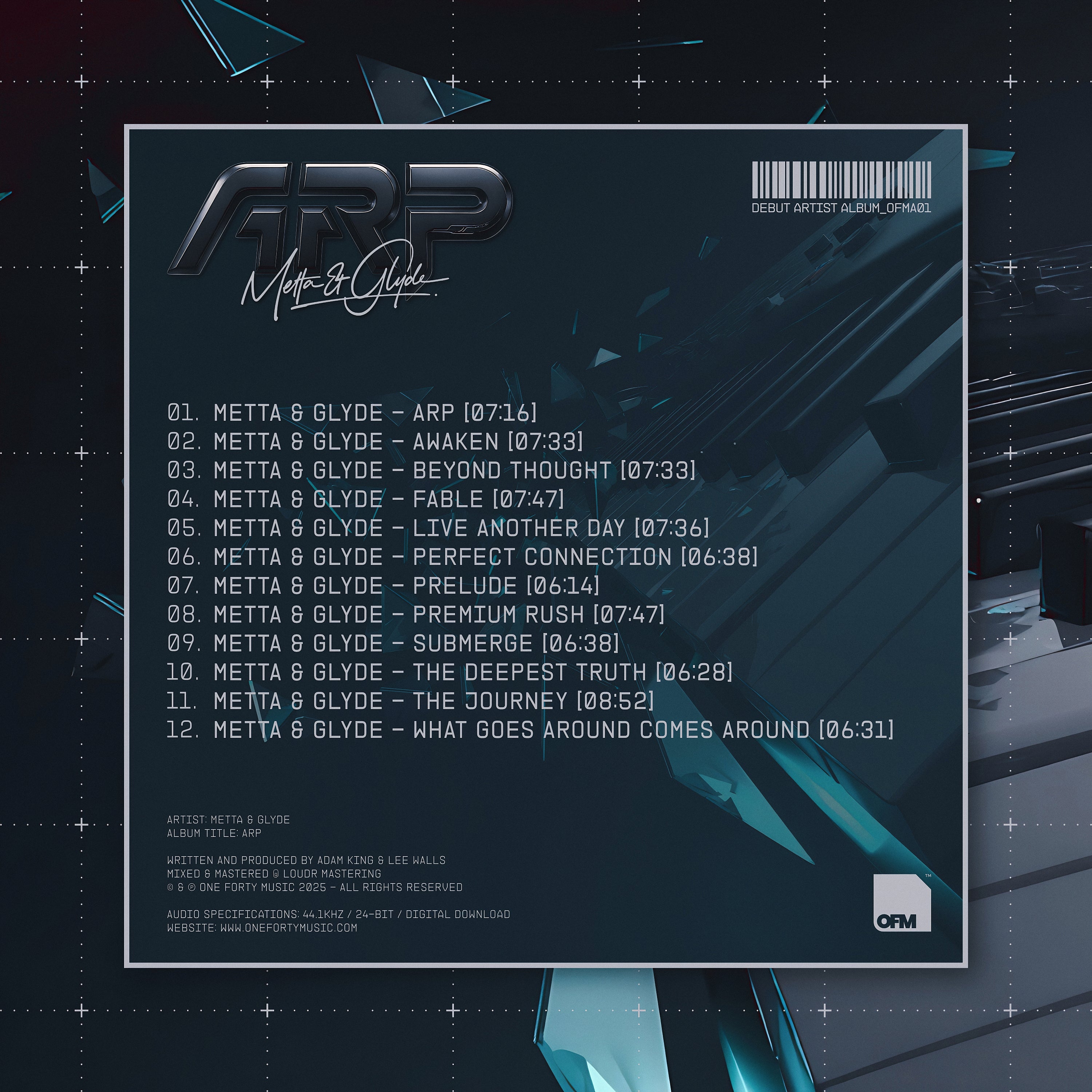 Metta & Glyde - ARP - Artist Album [Digital Download] 44.1kHz / 24-bit.wav