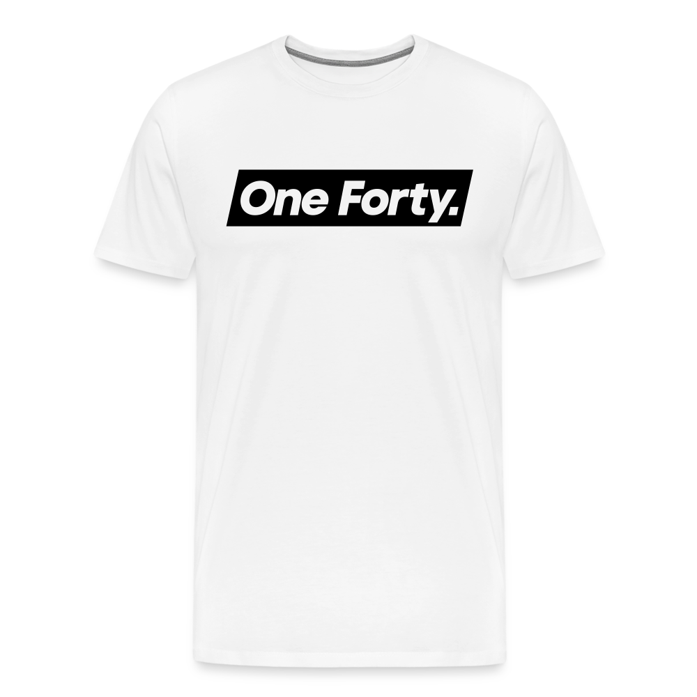 Official One Forty Logo T-Shirt [White] - white
