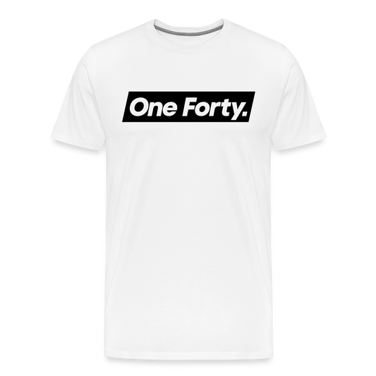 Official One Forty Logo T-Shirt [White] - white