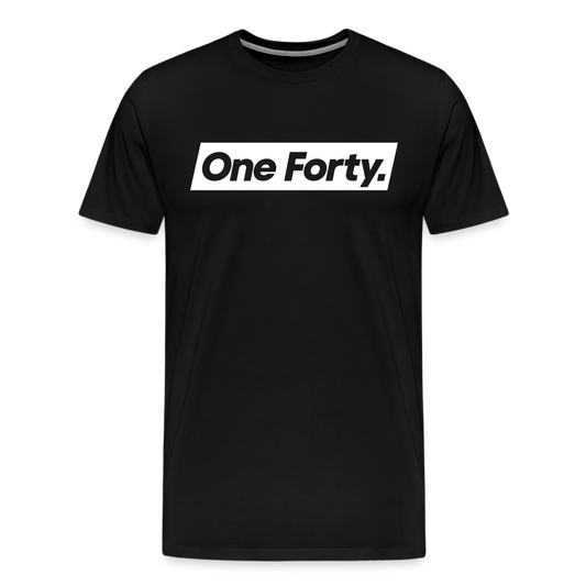 Official One Forty Logo T-Shirt [Black] - black