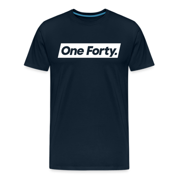 Official One Forty Logo T-Shirt [Navy] - deep navy