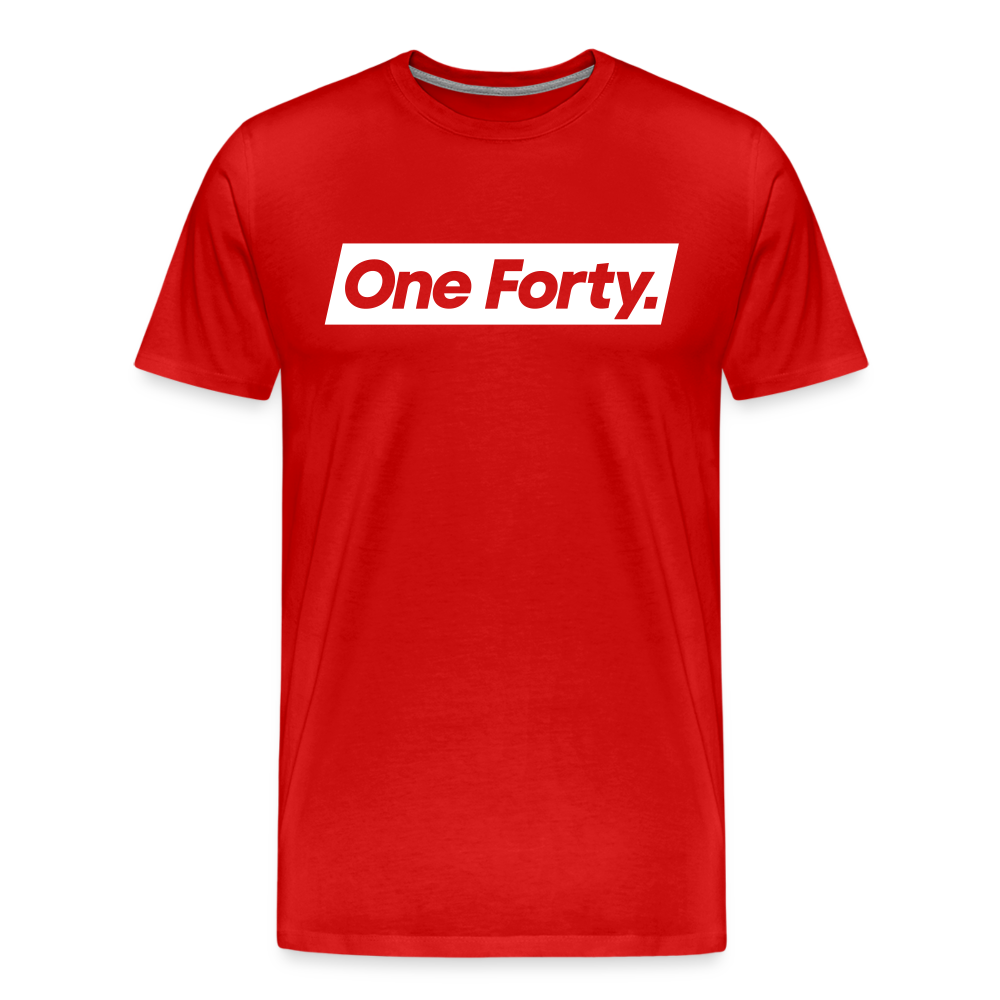 Official One Forty Logo T-Shirt [Red] - red