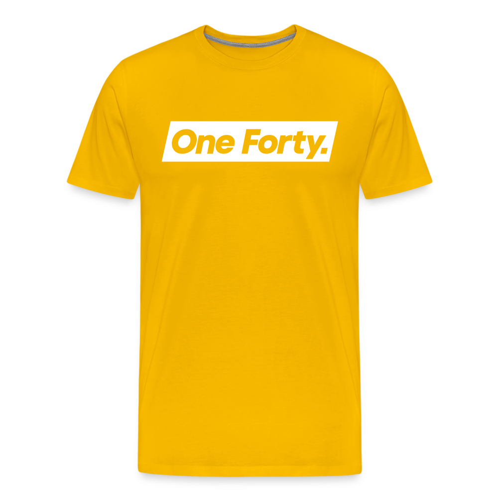 Official One Forty Logo T-Shirt [Yellow] - sun yellow