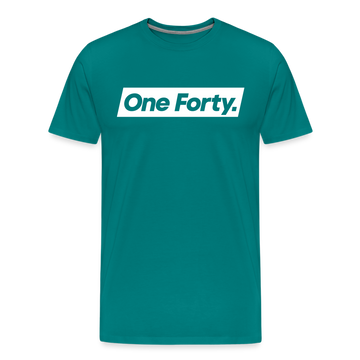 Official One Forty Logo T-Shirt [Teal] - teal