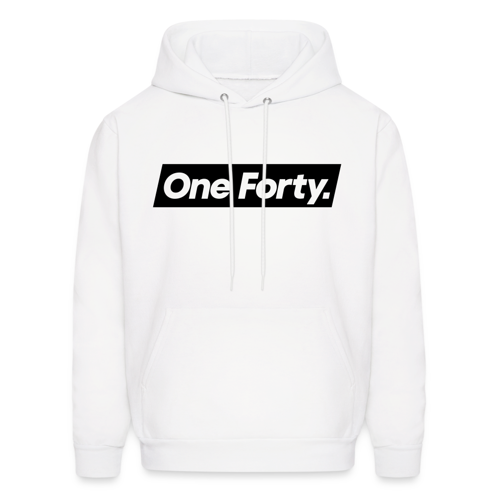 Official One Forty Logo Hoodie [White] - white