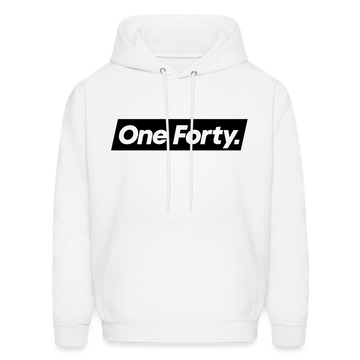 Official One Forty Logo Hoodie [White] - white