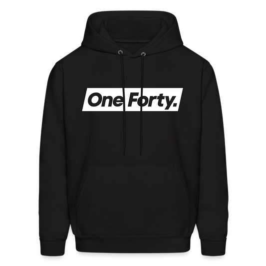 Official One Forty Logo Hoodie [Black] - black