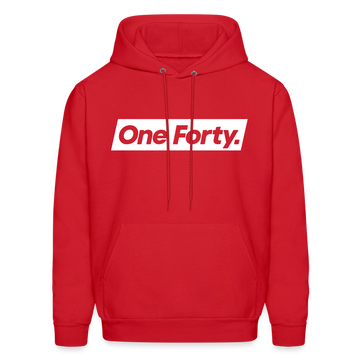 Official One Forty Logo Hoodie [Red] - red