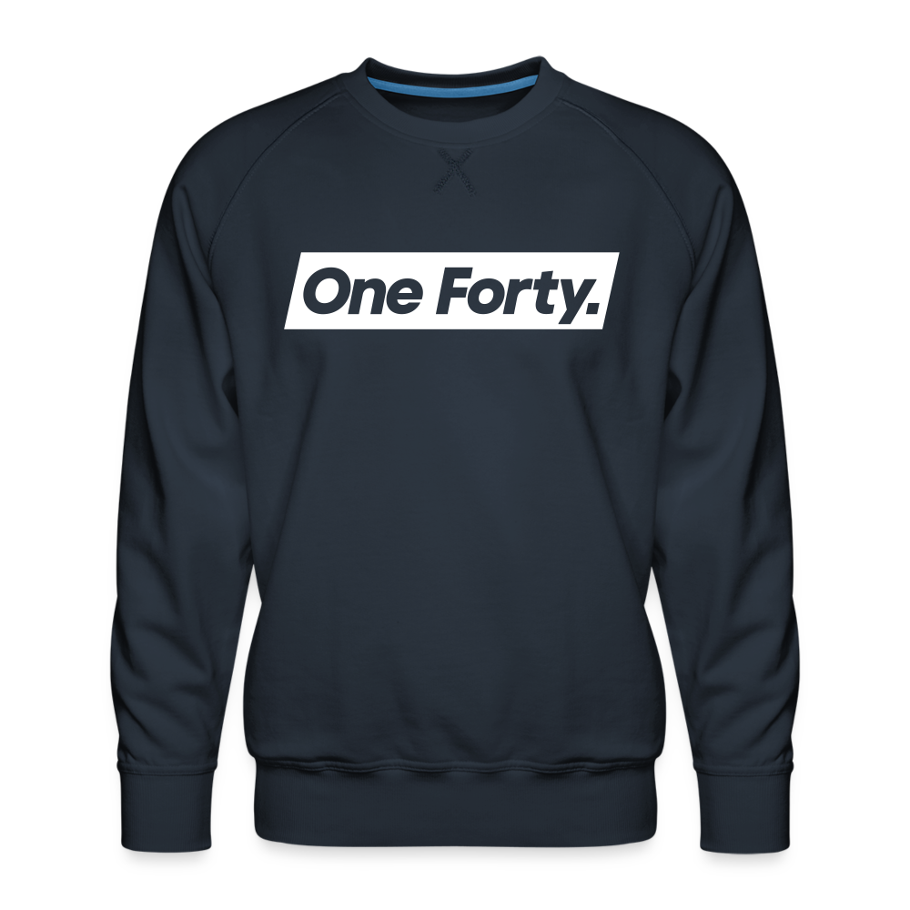 ONE FORTY UNISEX LOGO SWEATSHIRT [NAVY] - navy