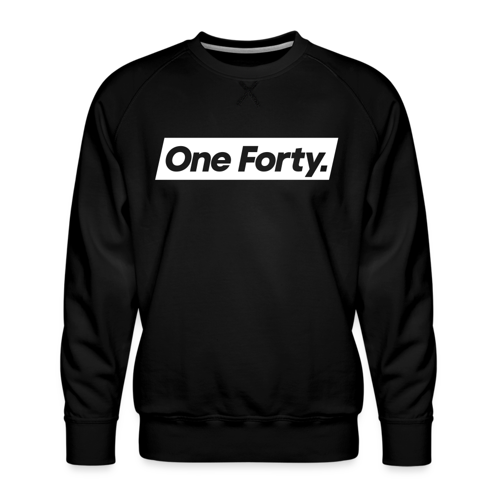 ONE FORTY UNISEX LOGO SWEATSHIRT [BLACK] - black
