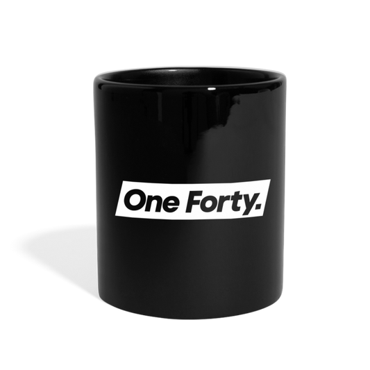 Official One Forty Logo Mug [Black] - black