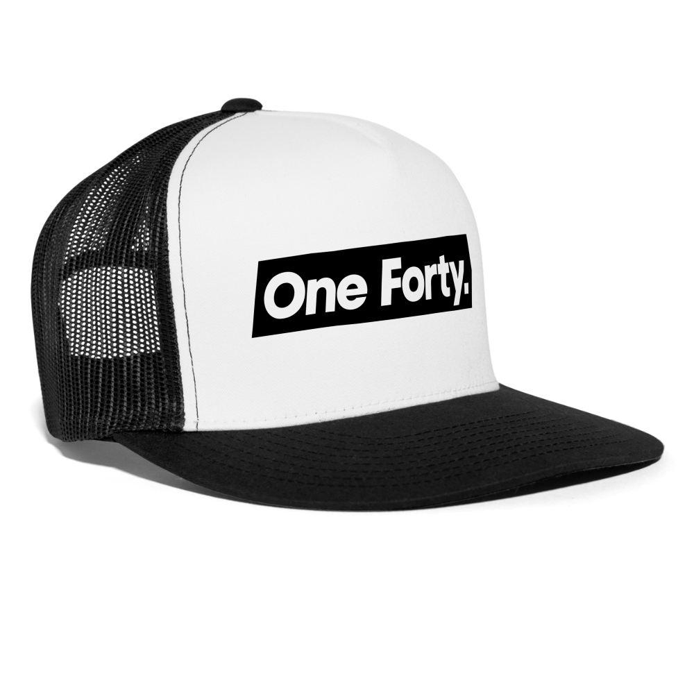 Official One Forty Baseball Cap [Black & White] - white/black