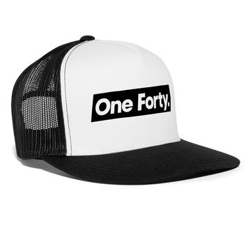 Official One Forty Baseball Cap [Black & White] - white/black