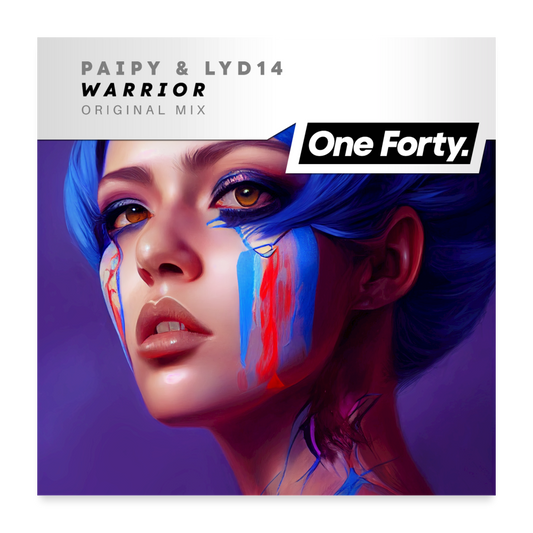 One Forty Release Art Poster [Paipy & Lyd14 - Warrior] - white