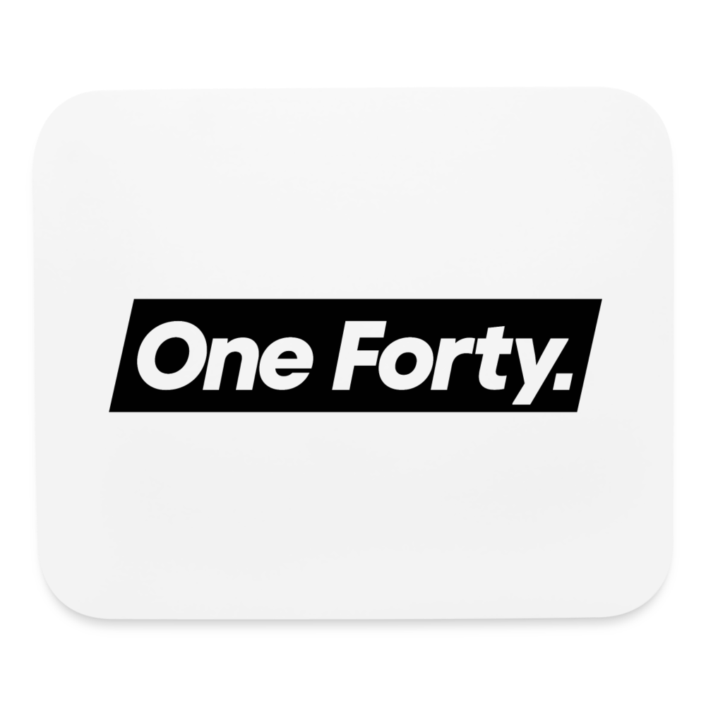 Official One Forty Mouse Mat [White] - white